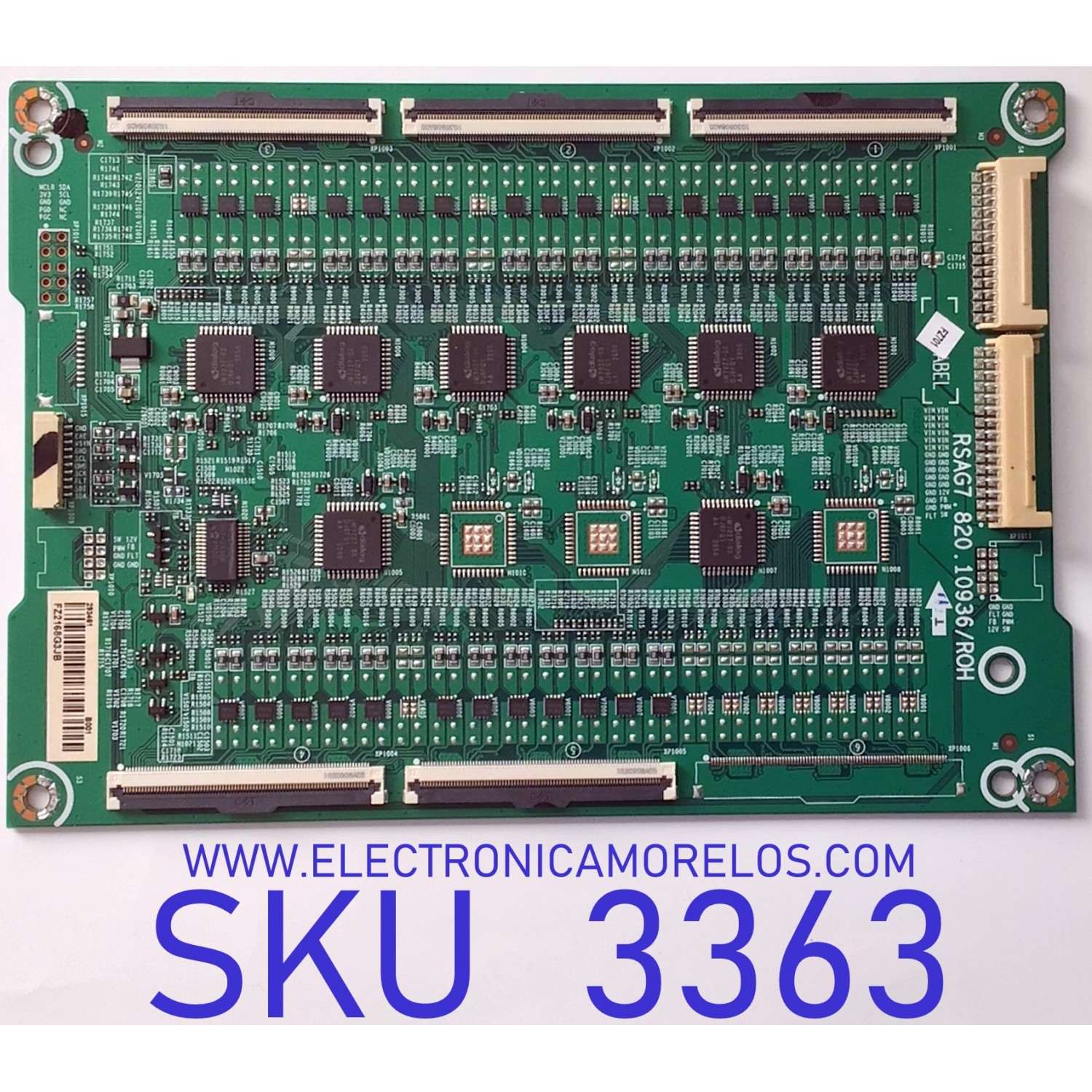 LED DRIVER PARA TV HISENSE / NUMERO DE PARTE 293461 / RSAG7.820.10936/ROH / H41804PNJ22A1 / E248779 / HISENSE 75U7G